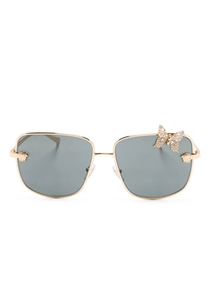 Versace Eyewear square-frame sunglasses - Gold
