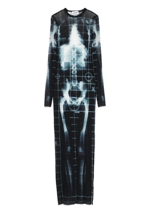 Jean Paul Gaultier Squeletor maxi dress - Black