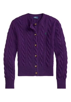 Polo Ralph Lauren cable-knit cardigan - Purple