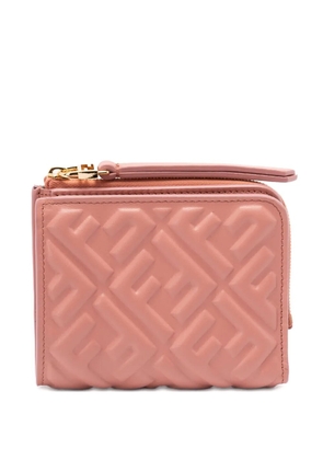 FENDI quilted zip-around wallet - Pink