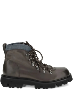 Fratelli Rossetti lace-up lug-sole hiking boots - Brown