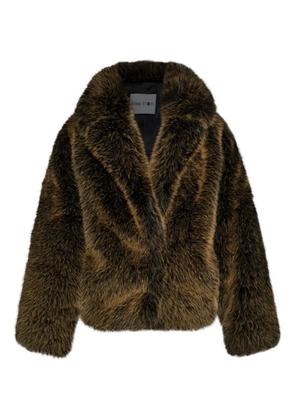 STAND STUDIO faux-fur jacket - Brown