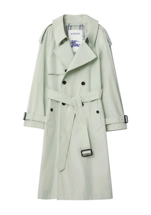 Burberry double-breasted belted trench coat - Green