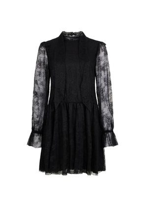 Philosophy Di Lorenzo Serafini long-sleeve lace dress - Black