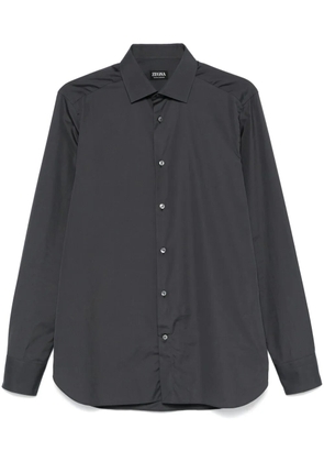 Zegna poplin shirt - Grey