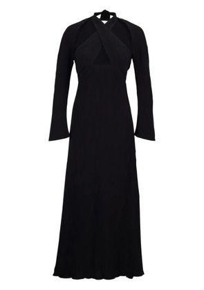 Johanna Ortiz halterneck dress - Black