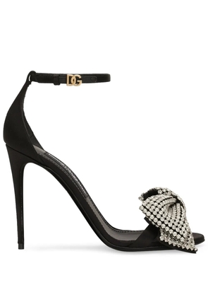 Dolce & Gabbana 105mm rhinestone sandals - Black