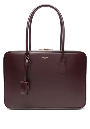 Saint Laurent logo-print tote bag - Red