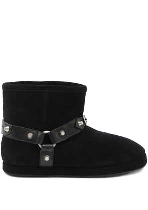 Balenciaga Alaska studded-strap soft boots - Black