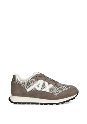 Armani Exchange logo-detail sneakers - Brown