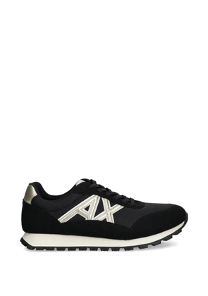 Armani Exchange logo-detail sneakers - Black
