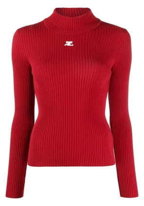 Courrèges Reedition ribbed sweater - Red