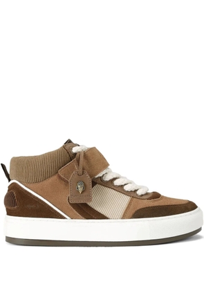 Kurt Geiger London touch-strap-fastening sneakers - Brown