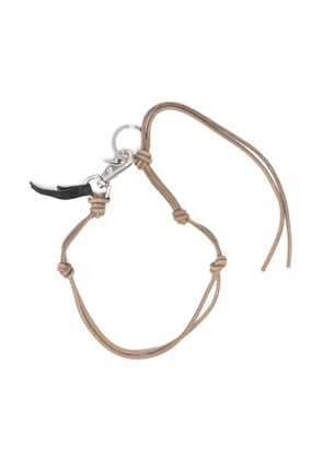 OUR LEGACY leather-strap keychain - Green