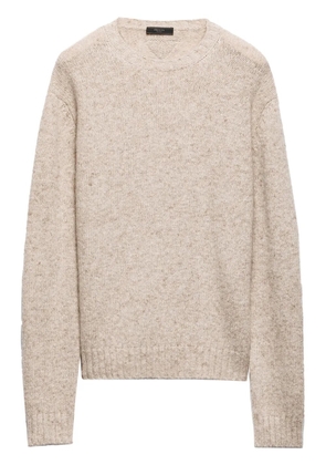 Prada crew-neck cashmere jumper - Neutrals