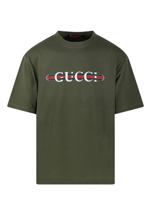 Gucci logo-plaque T-shirt - Green