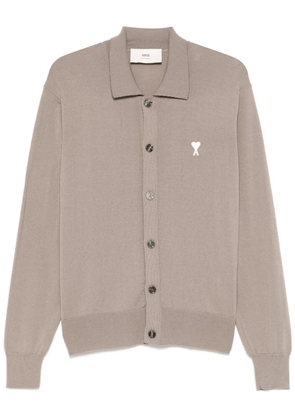 AMI Paris Ami de Coeur cardigan - Neutrals