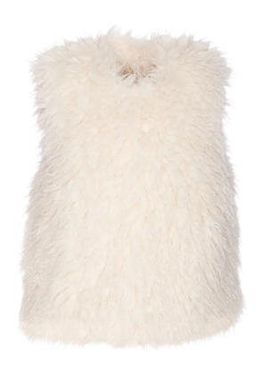Michael Michael Kors press-stud gilet - White