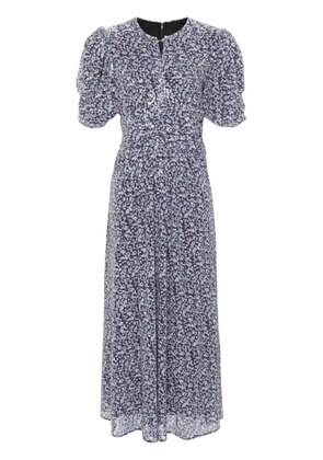 ROTATE BIRGER CHRISTENSEN sequinned printed maxi dress - Purple