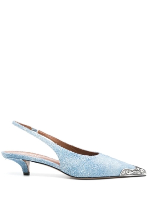Paris Texas 35mm Jessica pumps - Blue