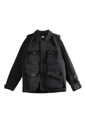 C.P. Company flap-pocket hooded jacket - Black