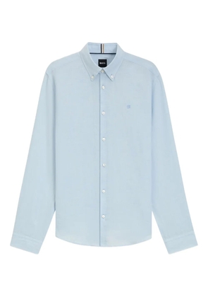 BOSS button-down long-sleeve shirt - Blue