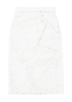 SHUSHU/TONG cut-out skirt - White