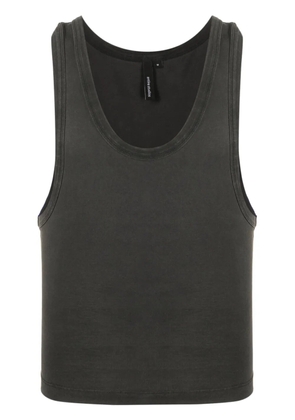 ENTIRE STUDIOS faded-effect tank top - Black