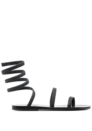 Ancient Greek Sandals strappy leather sandals - Black