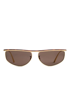 KHAITE x Oliver Peoples pilot-frame sunglasses - Gold