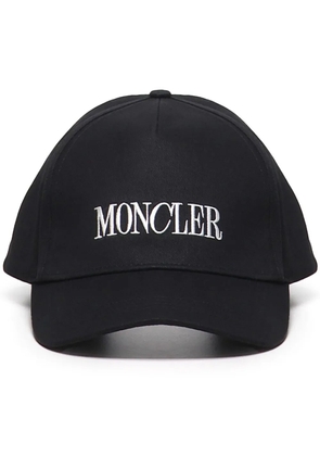 Moncler logo-embroidered cap - Black