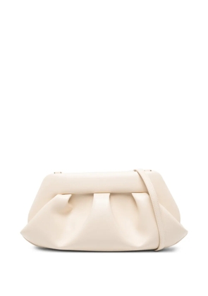 Themoirè pleated clutch bag - Neutrals