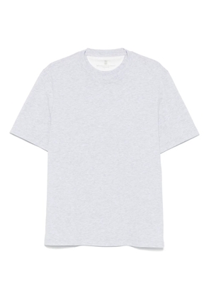 Brunello Cucinelli mélange-effect T-shirt - Grey