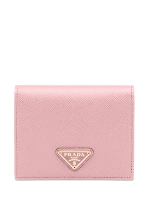 Prada small Saffiano leather wallet - Pink
