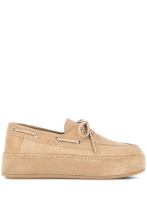 Hogan suede loafers - Neutrals