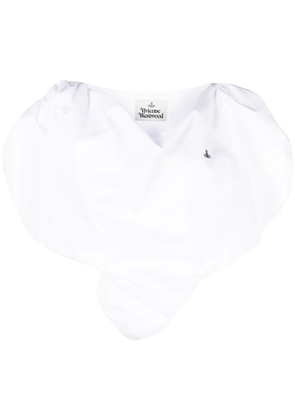 Vivienne Westwood Heart asymmetric top - White