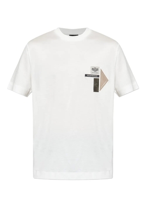Emporio Armani logo-patch T-shirt - White