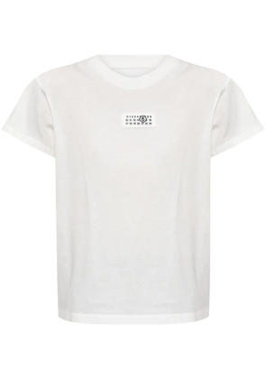 MM6 Maison Margiela Numbers-motif cotton T-shirt - White