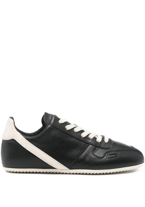 Rick Owens leather sneakers - Black