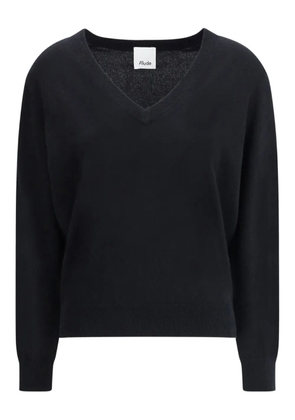 Allude v-neck cashmere sweater - Black