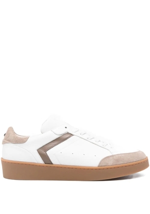 Canali suede sneakers - White