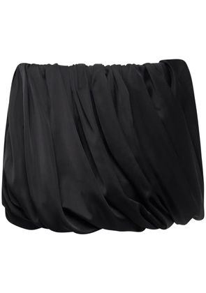 JW Anderson rolled-hem mini skirt - Black