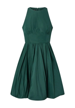 PINKO round-neck fit-and-flare mini dress - Green