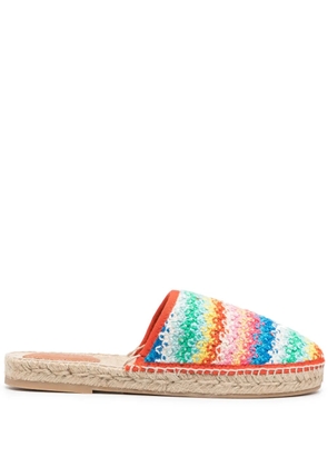 Alanui Over The Rainbow espadrilles - Green