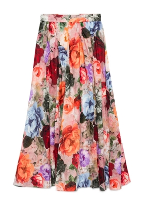 alice + olivia Nilda floral maxi skirt - Pink