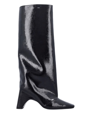 Coperni 90mm patent-leather boots - Black