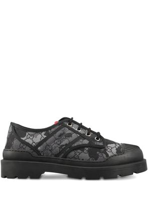 Gucci GG patterned lace-up sneakers - Black