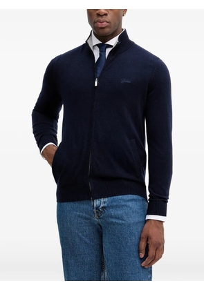 GUESS USA zip-up cardigan - Blue