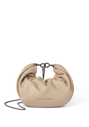 Brunello Cucinelli Monili chain-strap cross body bag - Neutrals