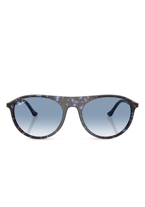 Ray-Ban geometric-frame sunglasses - Brown